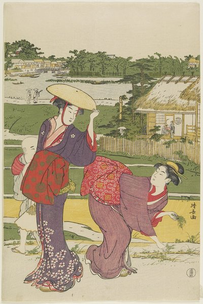 Outing at Muko-jima, 1787 by Torii Kiyonaga